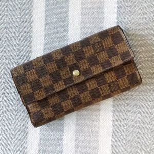 Louis Vuitton Damier Ebene Wallet Tresor Trifold